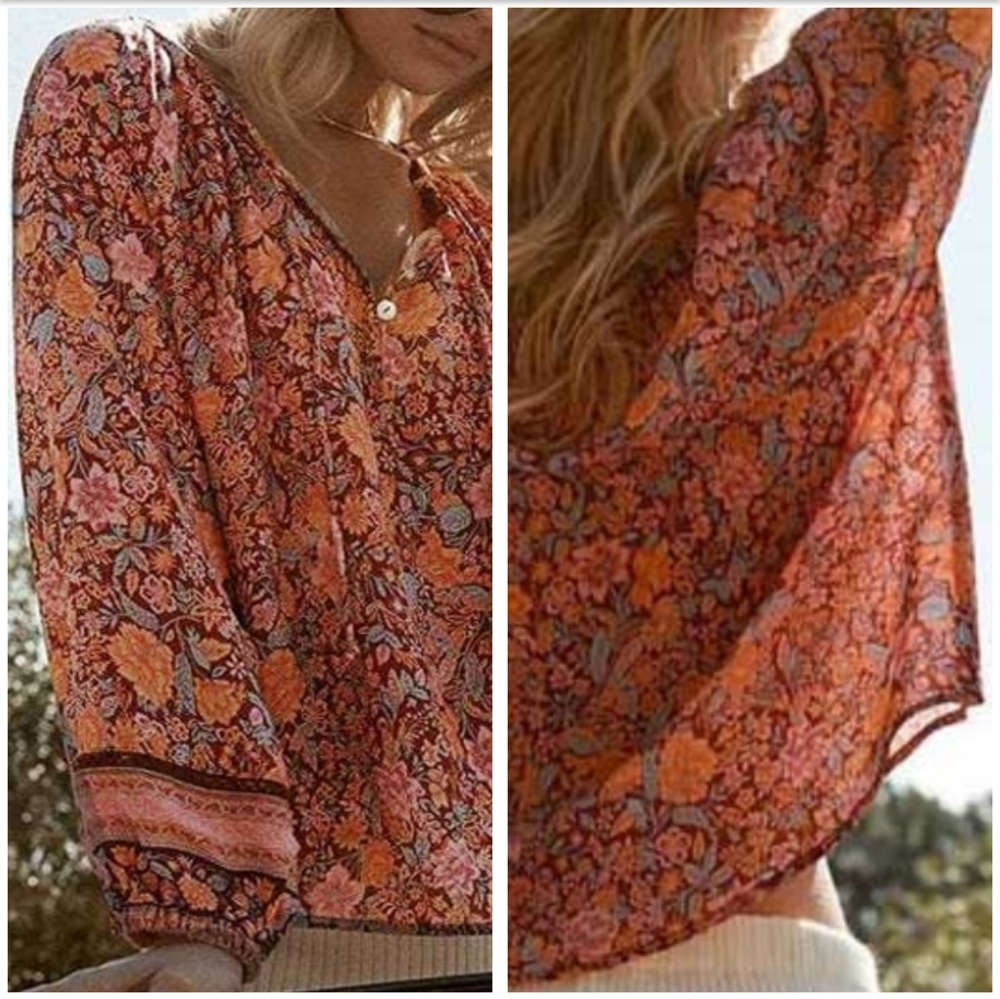 Island Wonderer floral Blouse